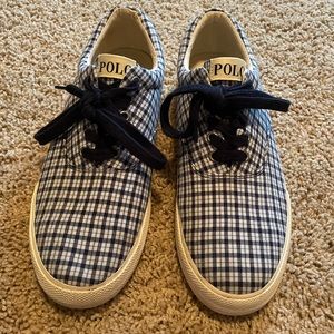 Men’s Excellent Condition Polo Shoes Plaid Size 12